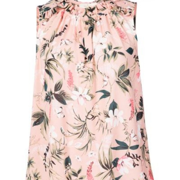 Kate Spade Botanical Ruffle Shell Top - Picture 6 of 8